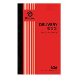 Olympic 636 Carbon Book Triplicate 200x125mm Delivery 100 Leaf